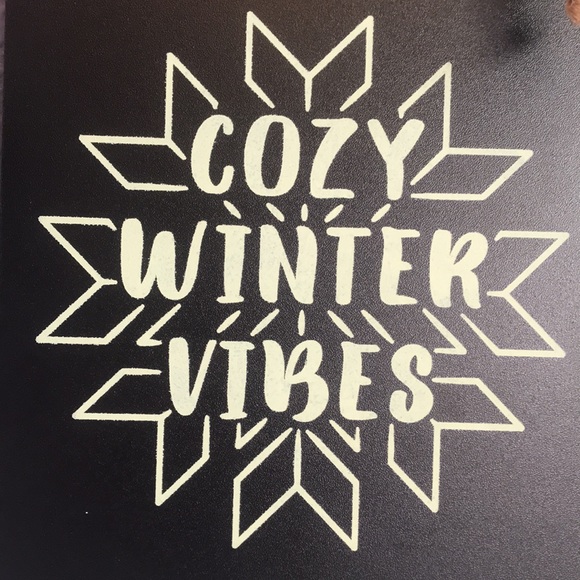 Cozy Winter Vibes Chalkboard Sign by Apothecary Home - Picture 3 of 4